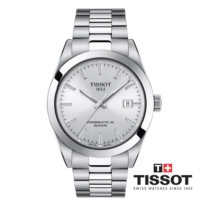 ĐỒNG HỒ NAM TISSOT GENTLEMAN POWERMATIC 80 SILICIUM T127.407.11.031.00 CHÍNH HÃNG